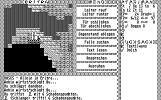 Allein in Eritra atari screenshot